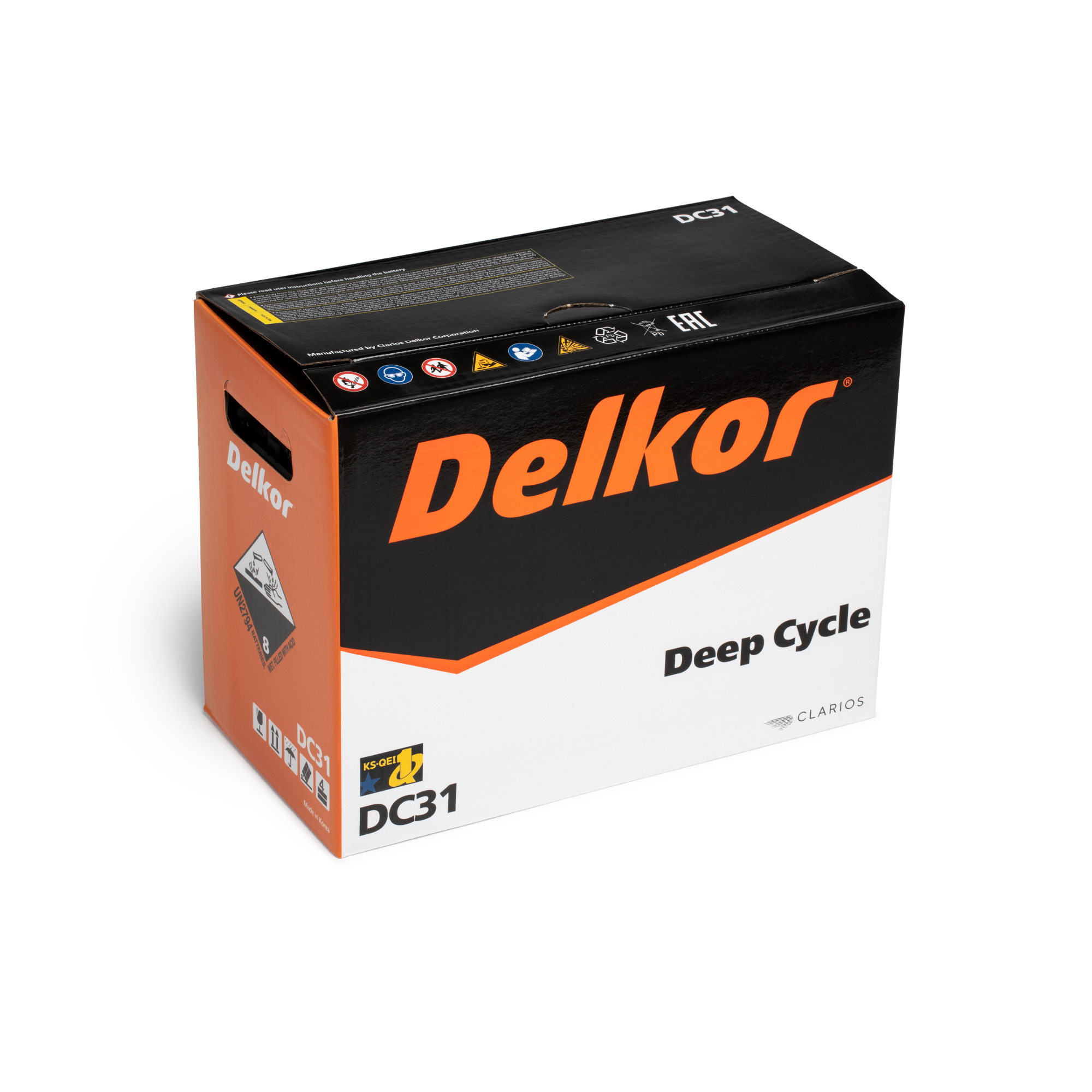 Delkor 12V 100Ah (DC31) Semi Sealed Lead Acid Battery - Image 2