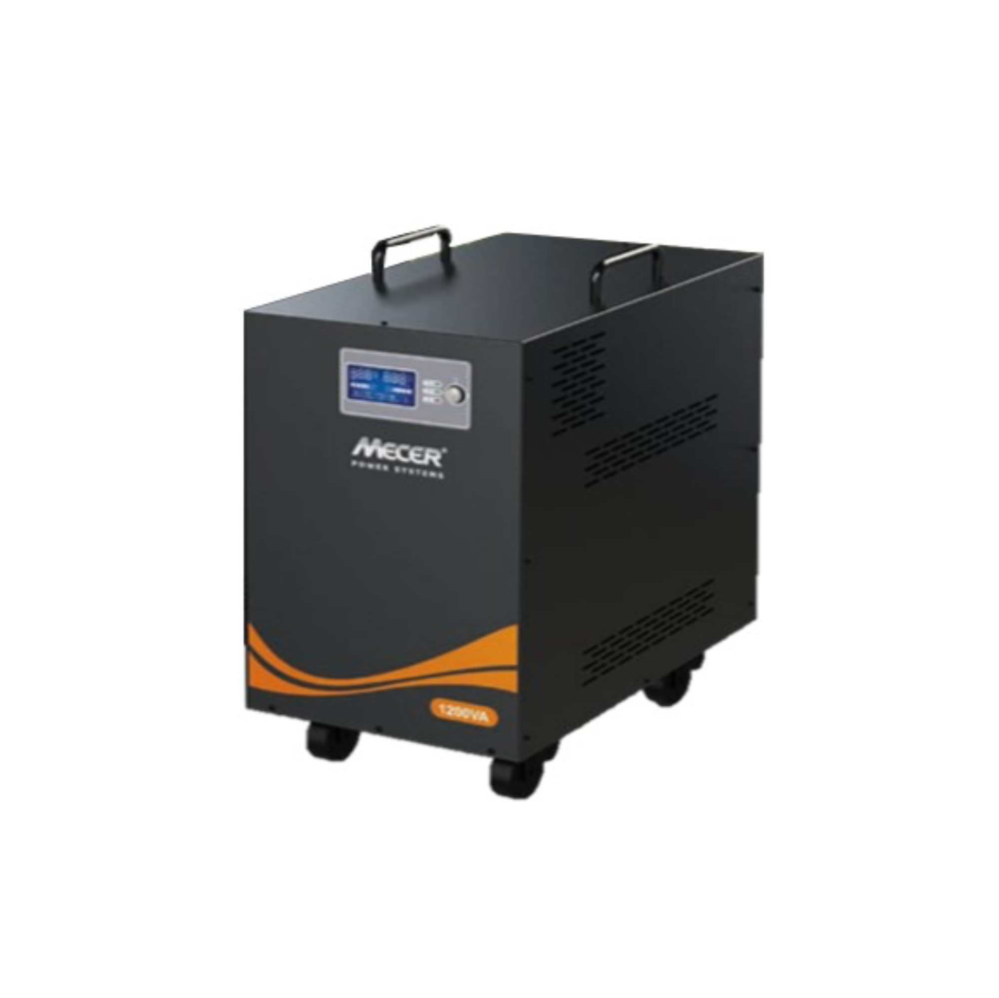 Mecer 1.2kVA Inverter + 100Ah Lead Acid Battery + Cabinet on wheels