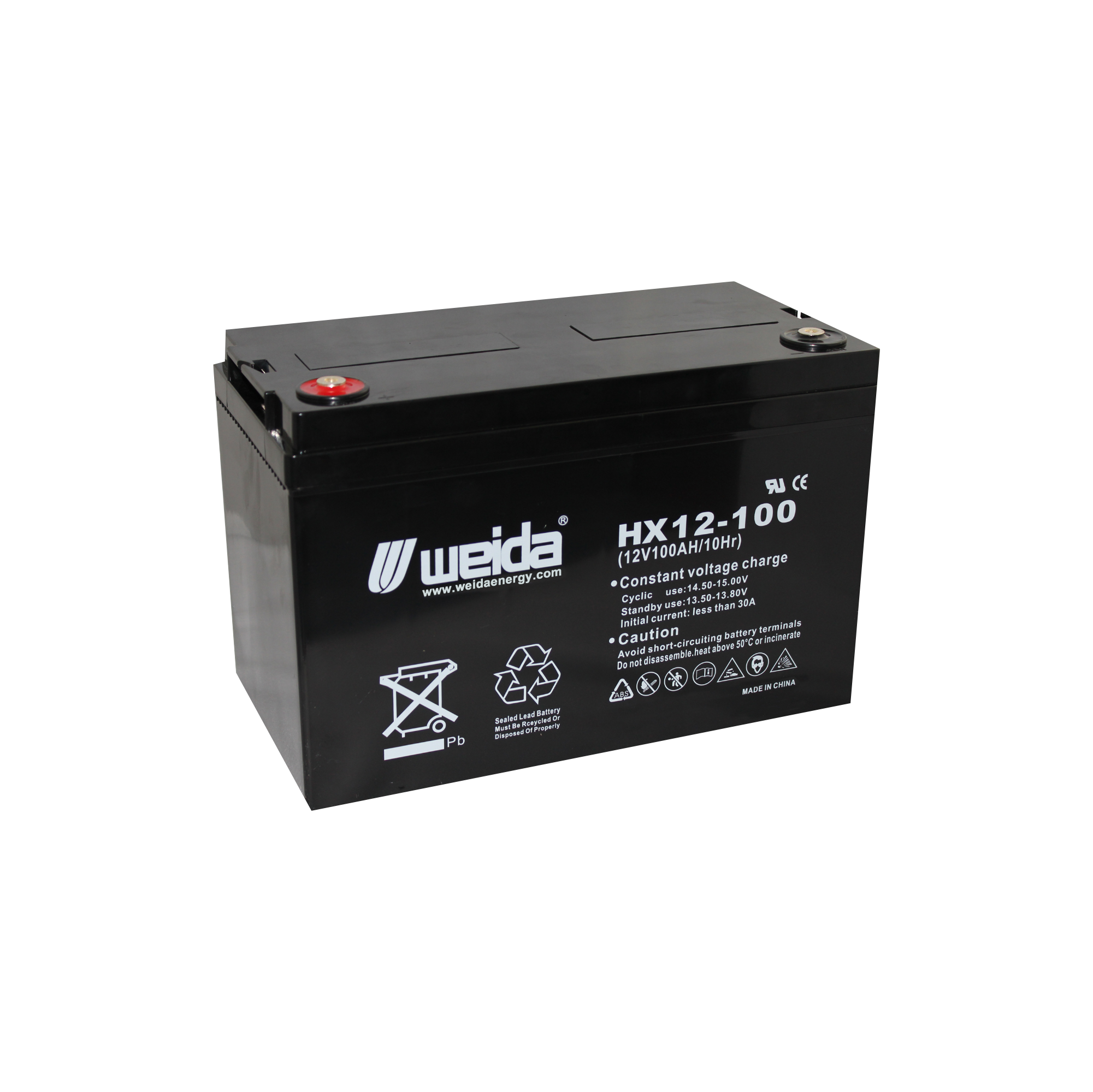 Weida HX12-100 100Ah 12V Sealed Lead Acid Battery
