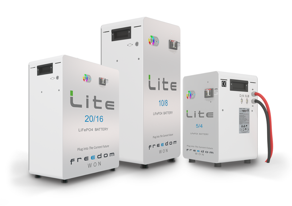 Freedom Won battery range that are compatible with Q-on Rugged 3-Phase UPS by Powermode